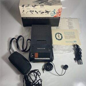 Wollensak 3M Model 4050 Automatic Record Level Vintage Audio Tape  W/ Mic